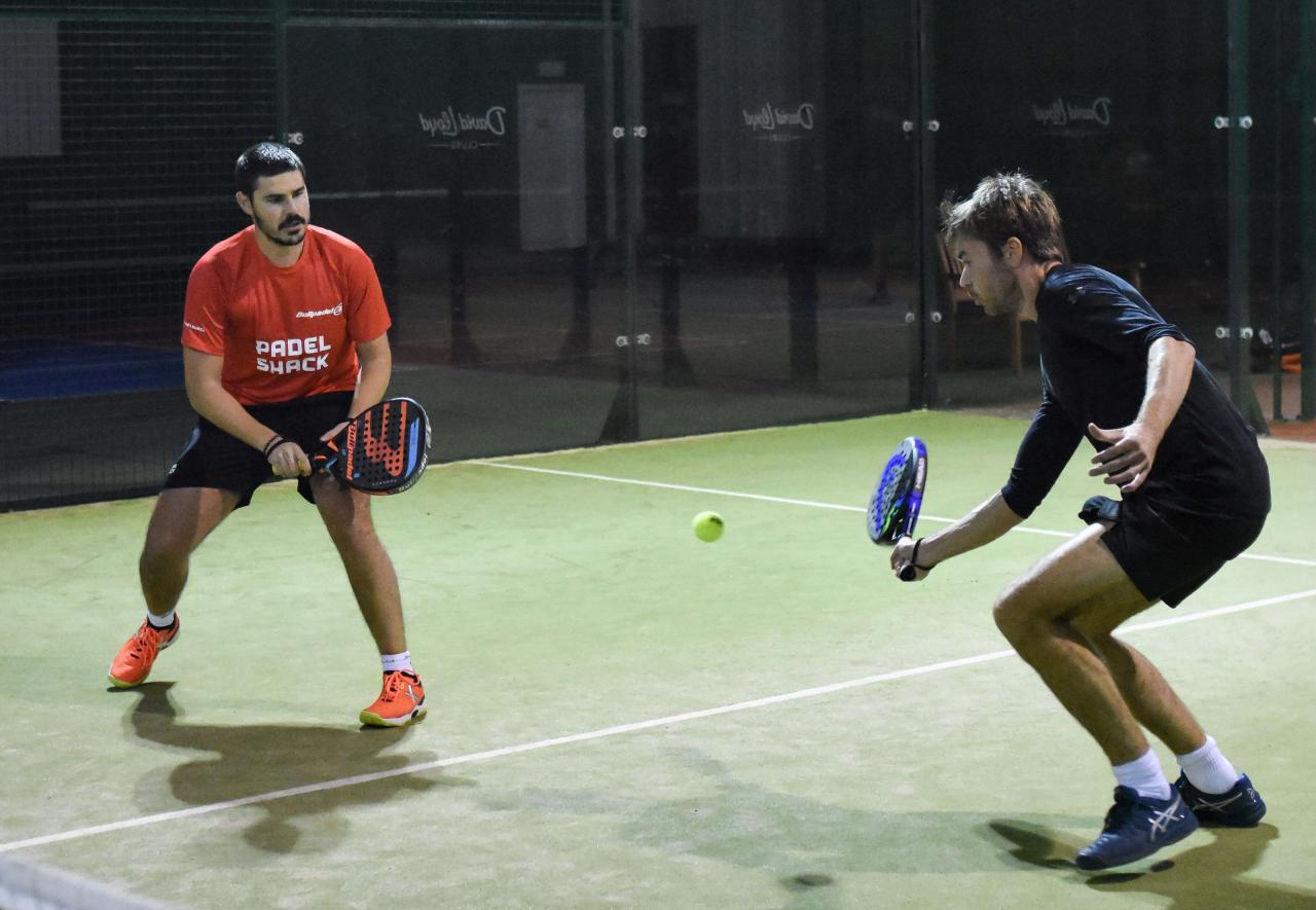 Padel training schedule based on playing level